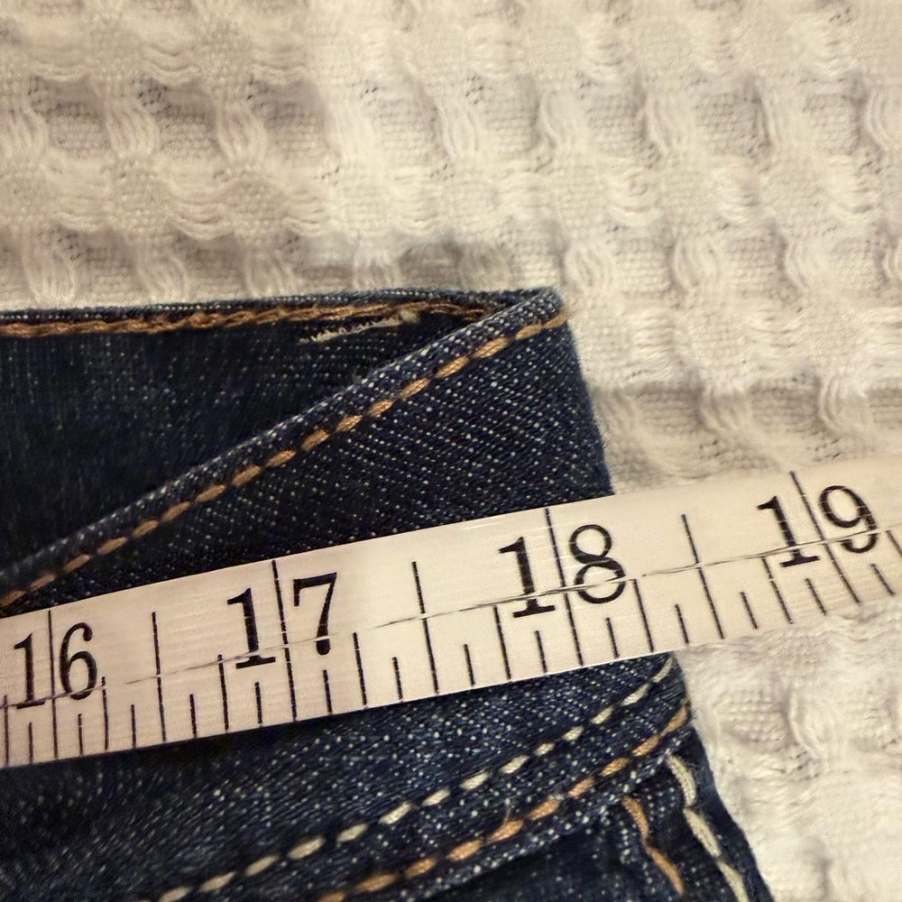 New Maurices Curvy Fit Taylor Dark Blue Boot Bootcut Jeans size 13/14 long tall - Picture 8 of 11
